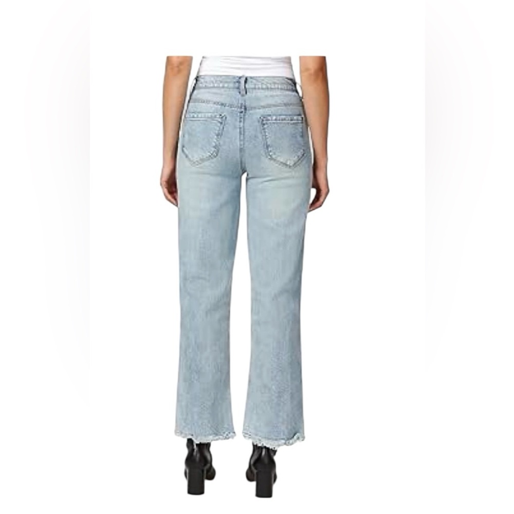 NWOT Kensie “The Aubrey” high rise relaxed straight. - Picture 2 of 8